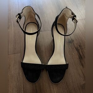 Black Ankle Strap Heels